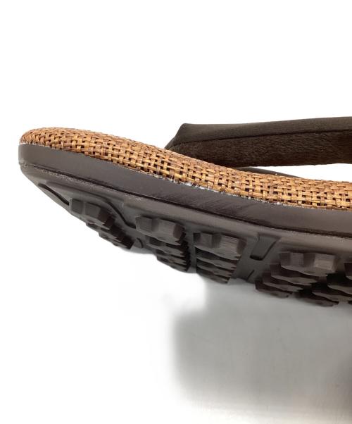 goyemon（ゴヱモン）goyemon (ゴヱモン) unda/雲駄 ブラウン サイズ:Mの古着・服飾アイテム