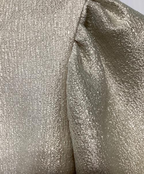 YORI（ヨリ）YORI (ヨリ) シャイニーパフブラウス ベージュ サイズ:SIZE 38の古着・服飾アイテム