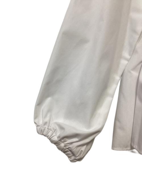 YORI（ヨリ）YORI (ヨリ) スカラップロングスリーブブラウス ホワイト サイズ:Fの古着・服飾アイテム