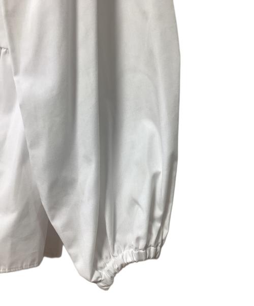 YORI（ヨリ）YORI (ヨリ) スカラップロングスリーブブラウス ホワイト サイズ:Fの古着・服飾アイテム