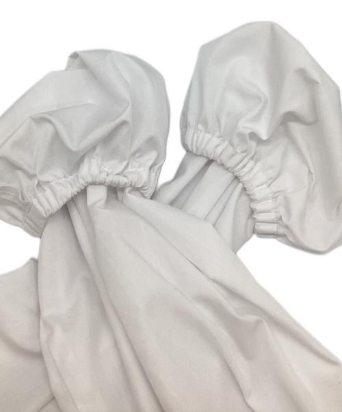 YORI（ヨリ）YORI (ヨリ) スカラップロングスリーブブラウス ホワイト サイズ:Fの古着・服飾アイテム