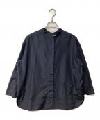 YORIヨリ）の古着「バックリボンブラウス」｜ネイビー