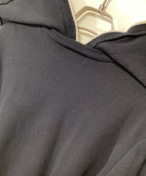 YORI（ヨリ）YORI (ヨリ) コットン刺繍カラーニット ネイビー サイズ:Fの古着・服飾アイテム