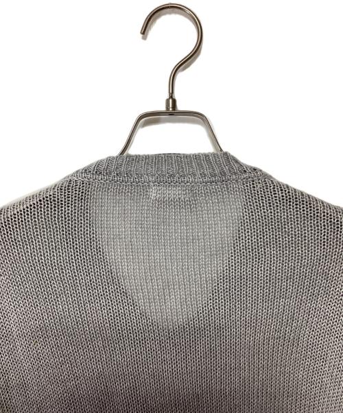 crepuscule（クレプスキュール）crepuscule (クレプスキュール) Vネックリネンプルオーバーニット グレー サイズ:2の古着・服飾アイテム