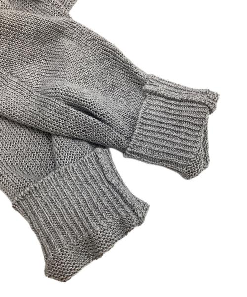 crepuscule（クレプスキュール）crepuscule (クレプスキュール) Vネックリネンプルオーバーニット グレー サイズ:2の古着・服飾アイテム