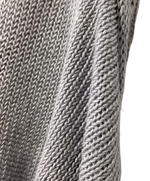 crepuscule（クレプスキュール）crepuscule (クレプスキュール) Vネックリネンプルオーバーニット グレー サイズ:2の古着・服飾アイテム