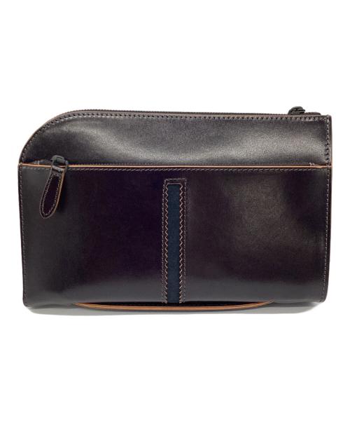 FIVEWOODS（ファイブウッズ）FIVEWOODS (ファイブウッズ) クラッチバッグ ブラウンの古着・服飾アイテム