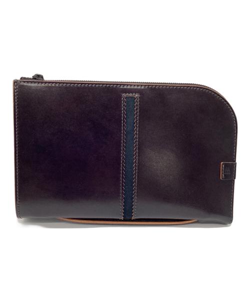 FIVEWOODS（ファイブウッズ）FIVEWOODS (ファイブウッズ) クラッチバッグ ブラウンの古着・服飾アイテム