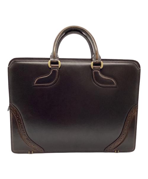 FIVEWOODS（ファイブウッズ）FIVEWOODS (ファイブウッズ) ビジネスバッグ ブラウン サイズ:390×280×70の古着・服飾アイテム