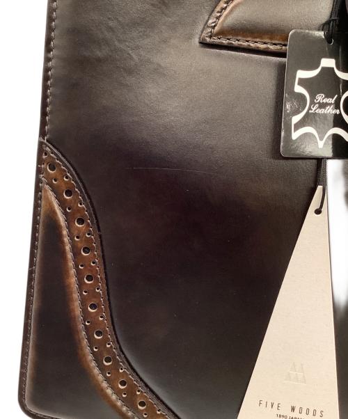 FIVEWOODS（ファイブウッズ）FIVEWOODS (ファイブウッズ) ビジネスバッグ ブラウン サイズ:390×280×70の古着・服飾アイテム