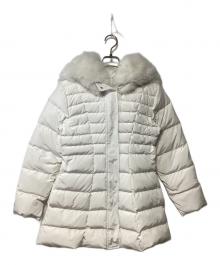 darich（ダーリッチ）の古着「ミディダウンコート」｜オフホワイト