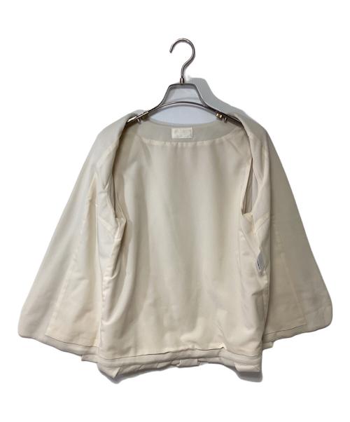 Diagram（ダイアグラム）Diagram (ダイアグラム) ノーカラージャケット アイボリー サイズ:36の古着・服飾アイテム