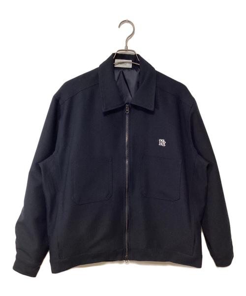 KINASHI CYCLE（キナシサイクル）KINASHI CYCLE (キナシサイクル) 襟付ジャケット ネイビー サイズ:XLの古着・服飾アイテム