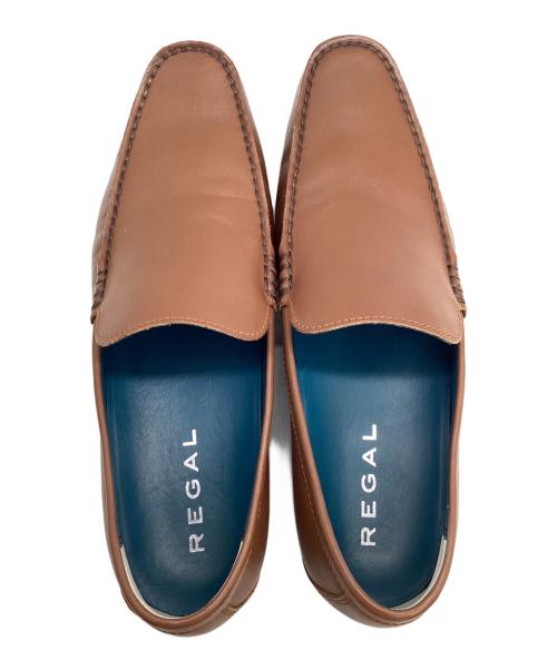 REGAL（リーガル）REGAL (リーガル) レザースリッポン ブラウン サイズ:27の古着・服飾アイテム