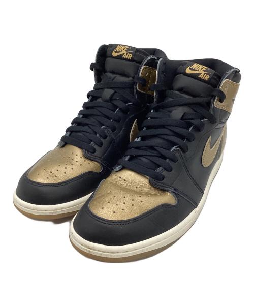 NIKE（ナイキ）NIKE (ナイキ) Air Jordan 1 Retro High OG ブラック×ゴールド サイズ:29.5の古着・服飾アイテム
