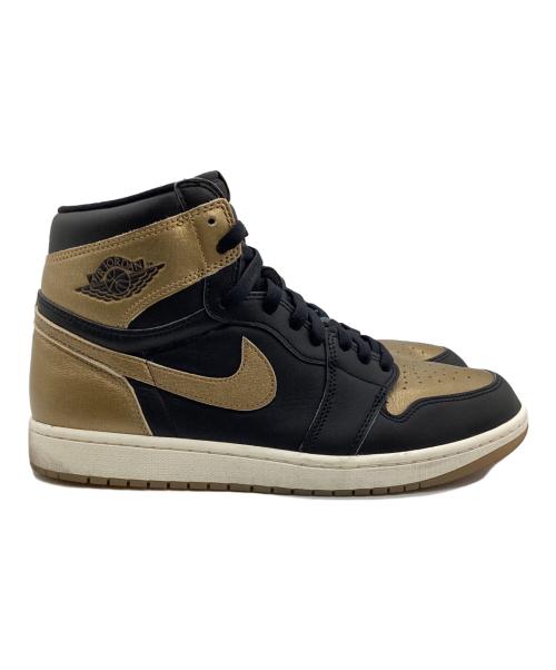NIKE（ナイキ）NIKE (ナイキ) Air Jordan 1 Retro High OG ブラック×ゴールド サイズ:29.5の古着・服飾アイテム