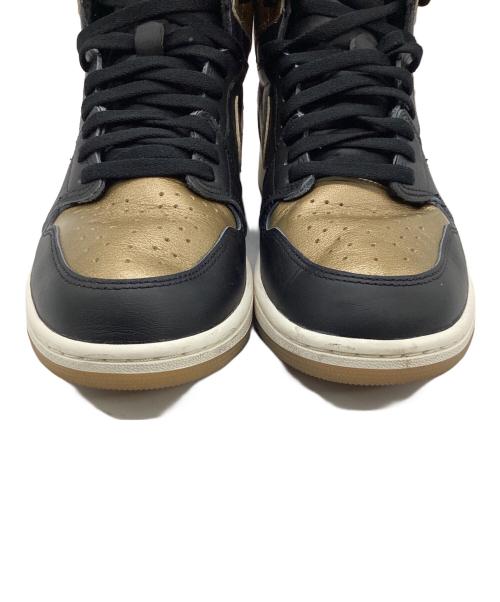 NIKE（ナイキ）NIKE (ナイキ) Air Jordan 1 Retro High OG ブラック×ゴールド サイズ:29.5の古着・服飾アイテム