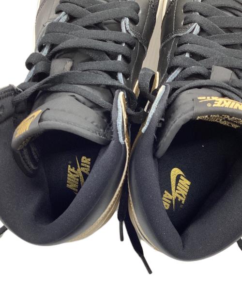NIKE（ナイキ）NIKE (ナイキ) Air Jordan 1 Retro High OG ブラック×ゴールド サイズ:29.5の古着・服飾アイテム