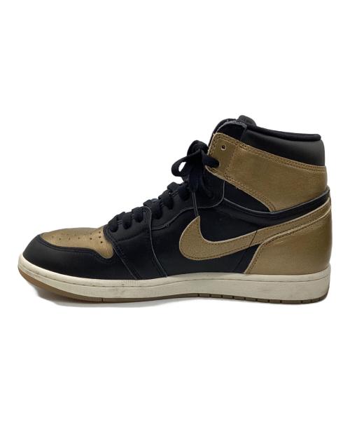 NIKE（ナイキ）NIKE (ナイキ) Air Jordan 1 Retro High OG ブラック×ゴールド サイズ:29.5の古着・服飾アイテム