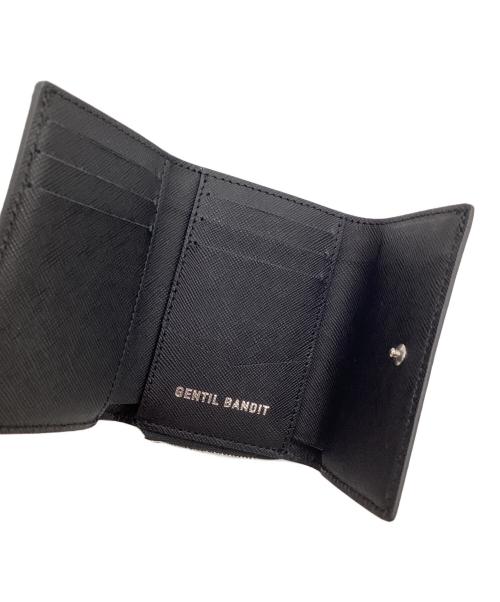 Gentile Bandit（ジャンティバンティ）Gentile Bandit (ジャンティバンティ) 3つ折り財布 ブラックの古着・服飾アイテム