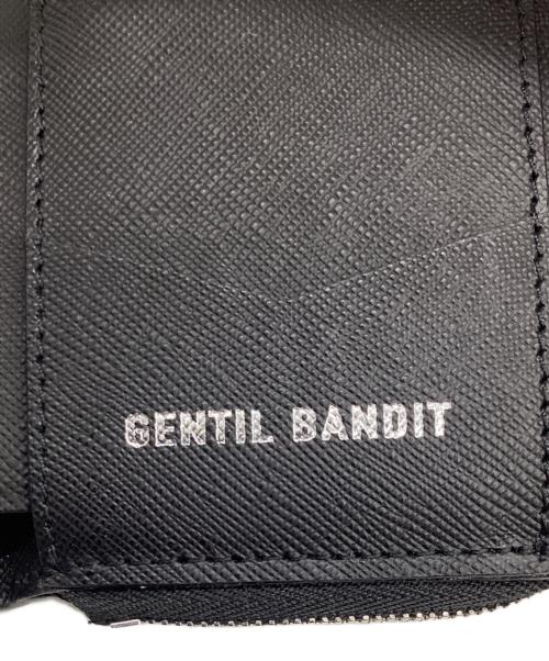 Gentile Bandit（ジャンティバンティ）Gentile Bandit (ジャンティバンティ) 3つ折り財布 ブラックの古着・服飾アイテム