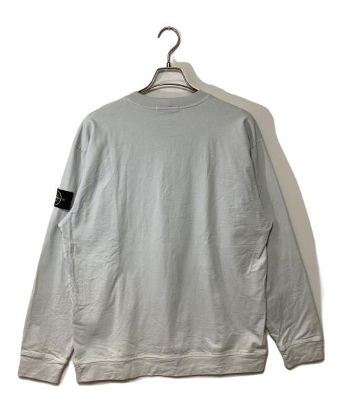STONE ISLAND（ストーンアイランド）STONE ISLAND (ストーンアイランド) ロングスリーブTシャツ ブルー サイズ:XLの古着・服飾アイテム