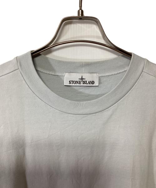 STONE ISLAND（ストーンアイランド）STONE ISLAND (ストーンアイランド) ロングスリーブTシャツ ブルー サイズ:XLの古着・服飾アイテム