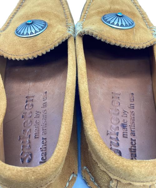 YUKETEN（ユケテン）YUKETEN (ユケテン) コンチョモカシンシューズ キャメル サイズ:m9Dの古着・服飾アイテム