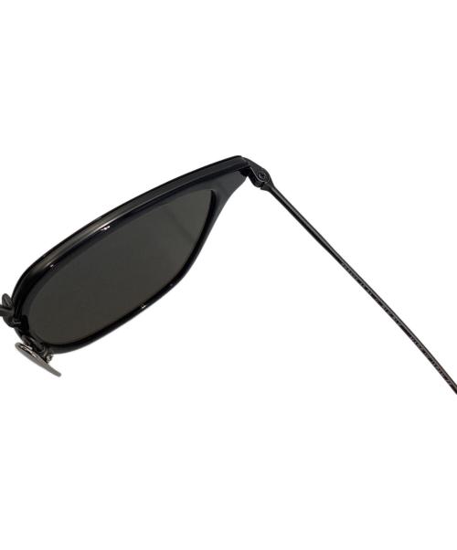 THOM BROWNE. NEW YORK（トムブラウン ニューヨーク）THOM BROWNE. NEW YORK (トムブラウンニューヨーク) サングラス ブラックの古着・服飾アイテム