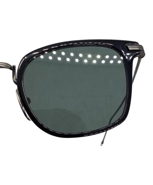 THOM BROWNE. NEW YORK（トムブラウン ニューヨーク）THOM BROWNE. NEW YORK (トムブラウンニューヨーク) サングラス ブラックの古着・服飾アイテム