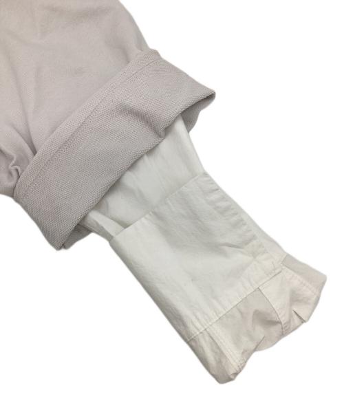 RISMAT by Y's（リスマットバイワイズ）RISMAT by Y's (リスマットバイワイズ) レイヤードカットソー ライトグレー×ホワイト サイズ:2の古着・服飾アイテム