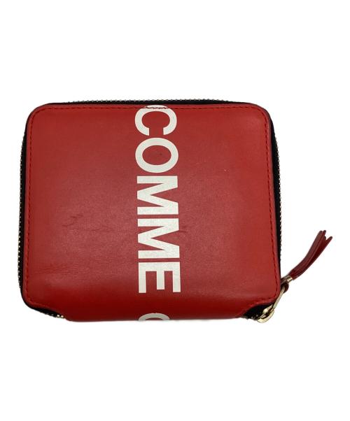 COMME des GARCONS（コムデギャルソン）COMME des GARCONS (コムデギャルソン) ラウンドファスナー財布 レッドの古着・服飾アイテム