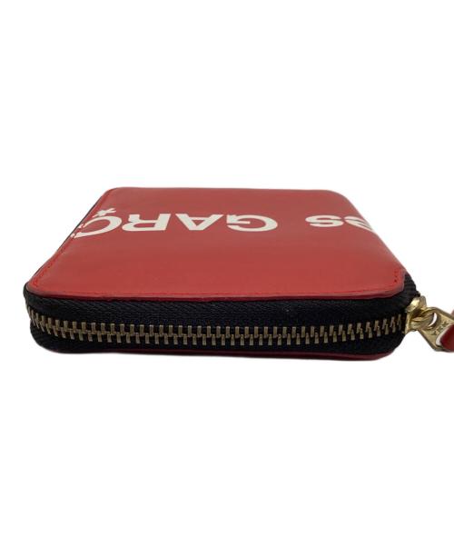 COMME des GARCONS（コムデギャルソン）COMME des GARCONS (コムデギャルソン) ラウンドファスナー財布 レッドの古着・服飾アイテム