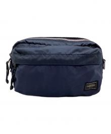 PORTER（ポーター）の古着「ボディーバッグ　	FORCE」｜ネイビー