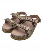 VALENTINO GARAVANIヴァレンティノ・ガラヴァーニ）の古着「スポーツサンダルロックスタッズ」｜マルチカラー