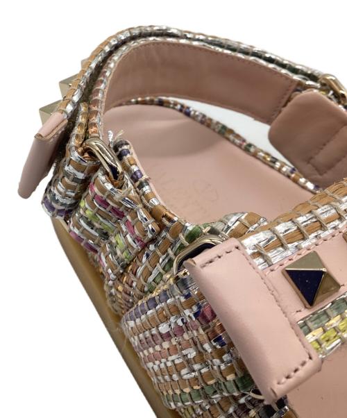 VALENTINO GARAVANI（ヴァレンティノ・ガラヴァーニ）VALENTINO GARAVANI (ヴァレンティノ・ガラヴァーニ) スポーツサンダルロックスタッズ マルチカラー サイズ:36の古着・服飾アイテム