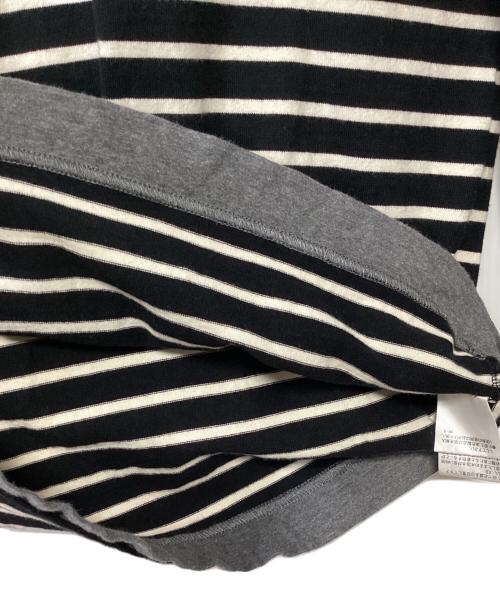 BURBERRY BLACK LABEL（バーバリーブラックレーベル）BURBERRY BLACK LABEL (バーバリーブラックレーベル) 長袖Tシャツ ブラック×ホワイト サイズ:2の古着・服飾アイテム