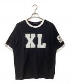 X-LARGEエクストララージ）の古着「パッチリンガーTシャツ」｜ブラック