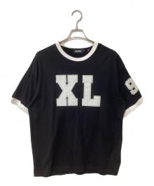 X-LARGE（エクストララージ）の古着「パッチリンガーTシャツ」｜ブラック