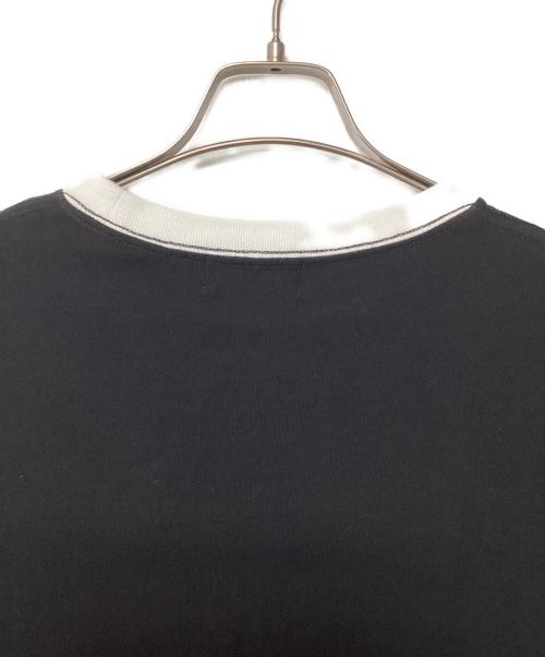 X-LARGE（エクストララージ）X-LARGE (エクストララージ) パッチリンガーTシャツ ブラック サイズ:Lの古着・服飾アイテム