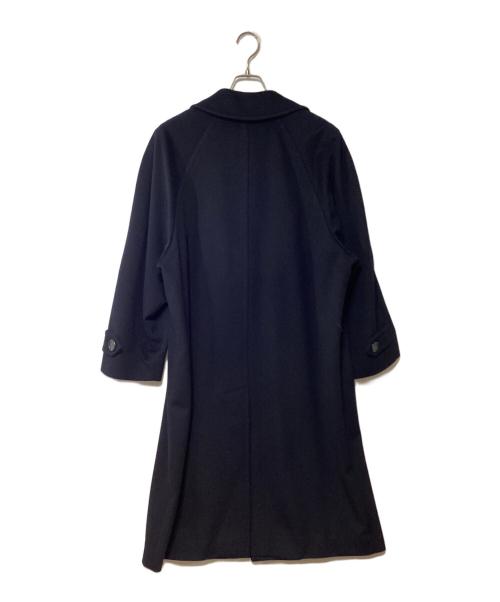 BOSS HUGO BOSS（ボス ヒューゴボス）BOSS HUGO BOSS (ボス ヒューゴボス) ウール×カシミヤステンカラーコート ネイビー サイズ:46の古着・服飾アイテム