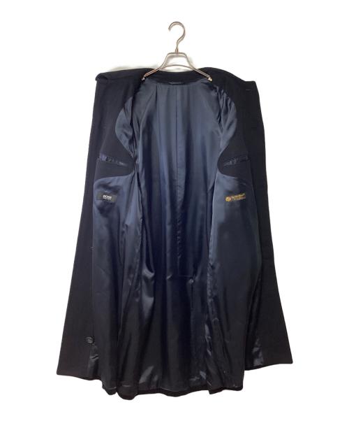 BOSS HUGO BOSS（ボス ヒューゴボス）BOSS HUGO BOSS (ボス ヒューゴボス) ウール×カシミヤステンカラーコート ネイビー サイズ:46の古着・服飾アイテム