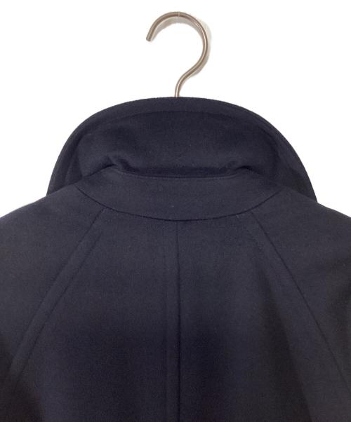 BOSS HUGO BOSS（ボス ヒューゴボス）BOSS HUGO BOSS (ボス ヒューゴボス) ウール×カシミヤステンカラーコート ネイビー サイズ:46の古着・服飾アイテム