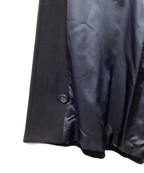 BOSS HUGO BOSS（ボス ヒューゴボス）BOSS HUGO BOSS (ボス ヒューゴボス) ウール×カシミヤステンカラーコート ネイビー サイズ:46の古着・服飾アイテム