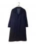 BOSS HUGO BOSS（ボス ヒューゴボス）の古着「ウール×カシミヤステンカラーコート」｜ネイビー