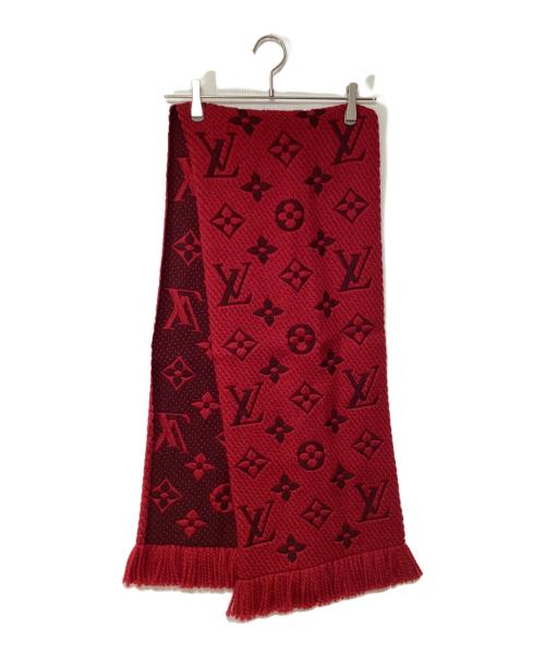 LOUIS VUITTON（ルイ ヴィトン）LOUIS VUITTON (ルイ ヴィトン) エシャルプ・ロゴマニア レッドの古着・服飾アイテム
