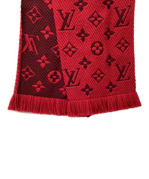 LOUIS VUITTON（ルイ ヴィトン）LOUIS VUITTON (ルイ ヴィトン) エシャルプ・ロゴマニア レッドの古着・服飾アイテム