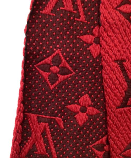 LOUIS VUITTON（ルイ ヴィトン）LOUIS VUITTON (ルイ ヴィトン) エシャルプ・ロゴマニア レッドの古着・服飾アイテム