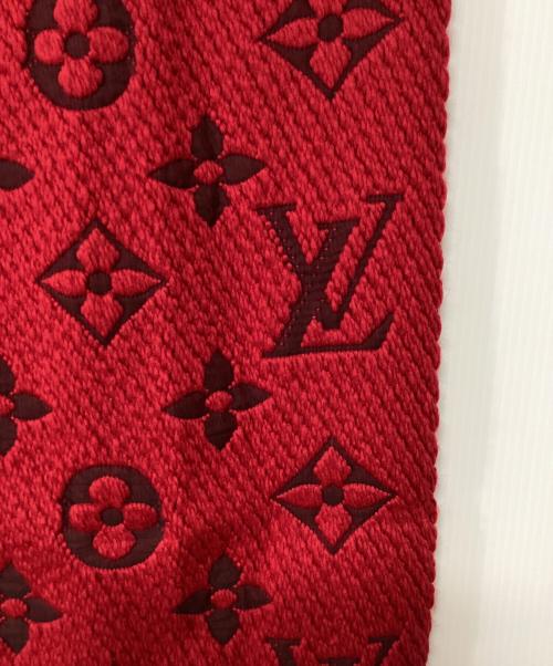 LOUIS VUITTON（ルイ ヴィトン）LOUIS VUITTON (ルイ ヴィトン) エシャルプ・ロゴマニア レッドの古着・服飾アイテム