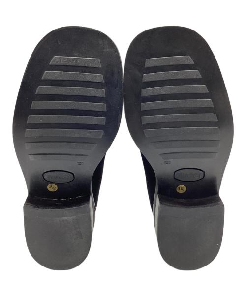 GUCCI（グッチ）GUCCI (グッチ) スウェードローファー ブラック サイズ:34 1/2の古着・服飾アイテム